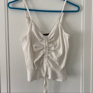 Zaful crop top white never worn